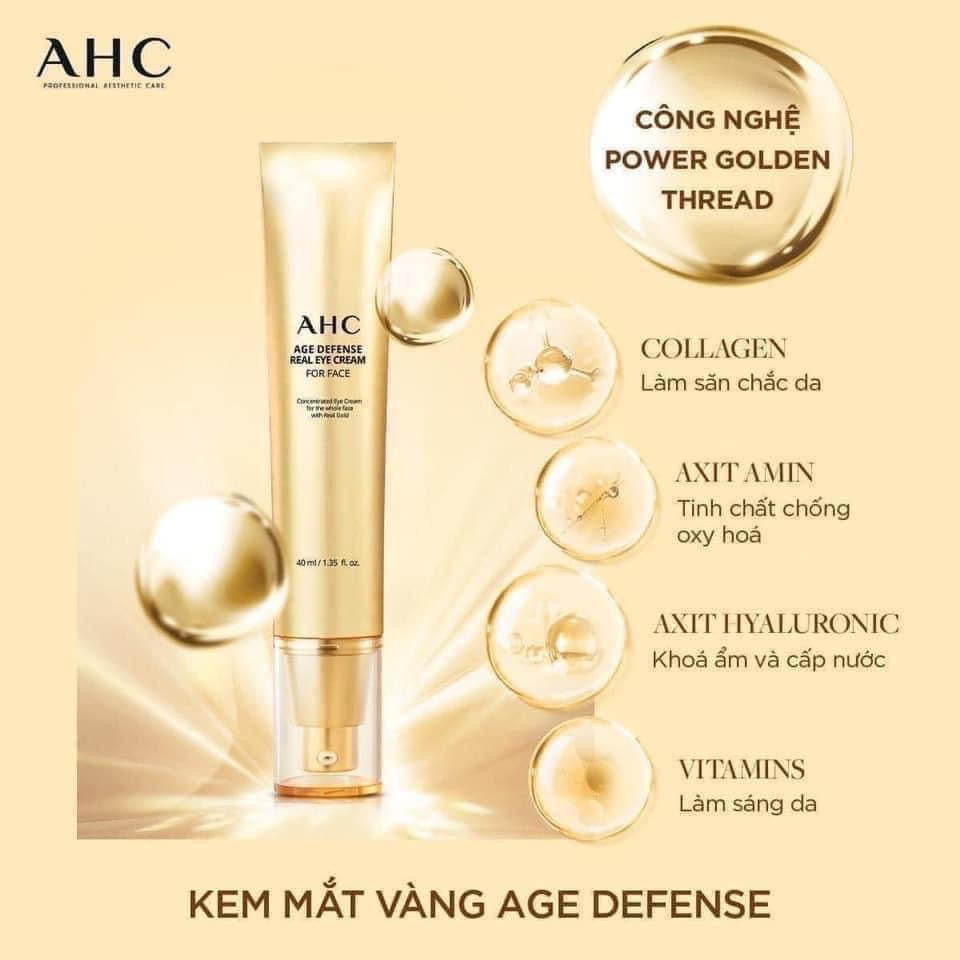 Kem mắt AHC Age Defense Real Eye Cream For Face 40ml
