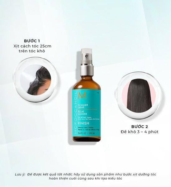 Xịt dưỡng bóng tóc MOROCCANOIL Glimmer Shine 100ml