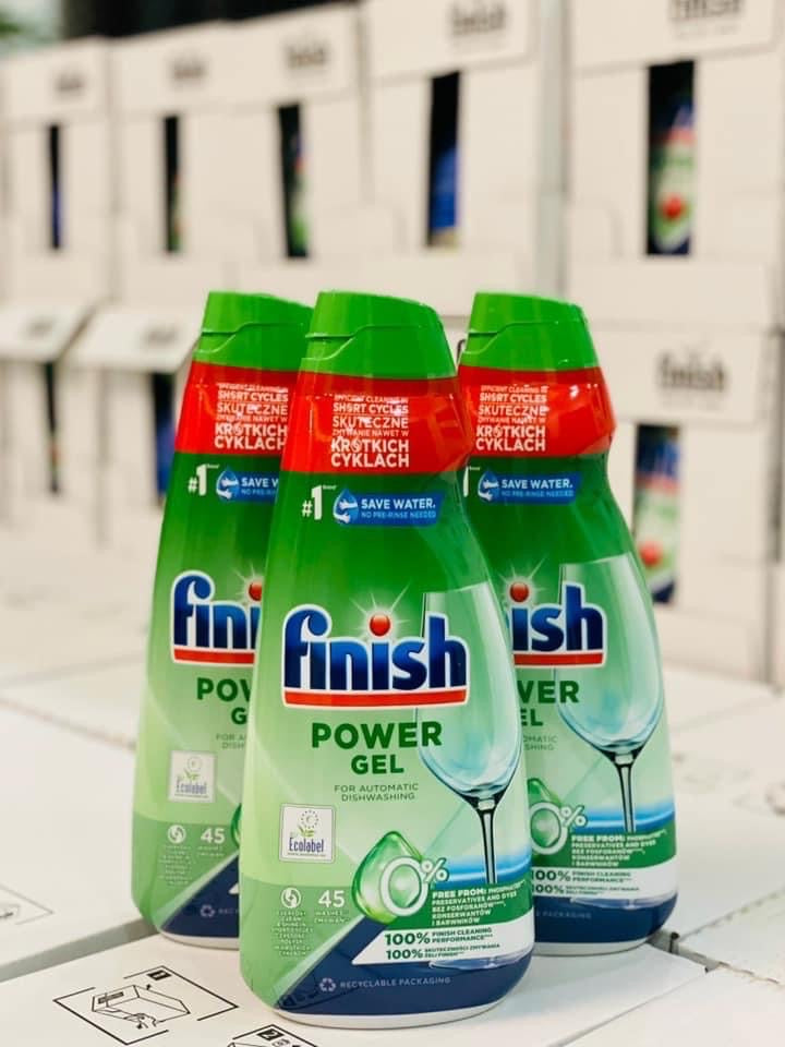 Gel rửa chén bát FINISH Eco 900ml