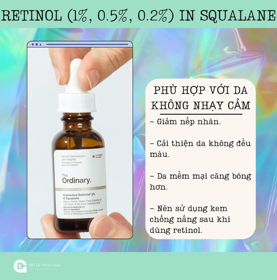 Tinh Chất THE ORDINARY Retinol in Squalanen 30ml