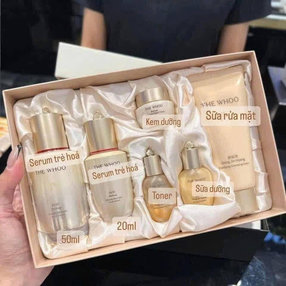Set tái sinh phục hồi và chống lão hoá da THE WHOO Bichup Ultimate Recovery