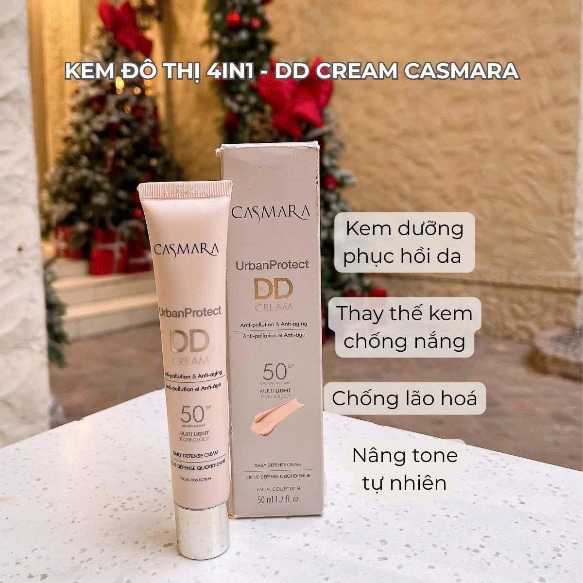 Kem nâng tone chống nắng CASMARA DD Cream SPF 50 50ml
