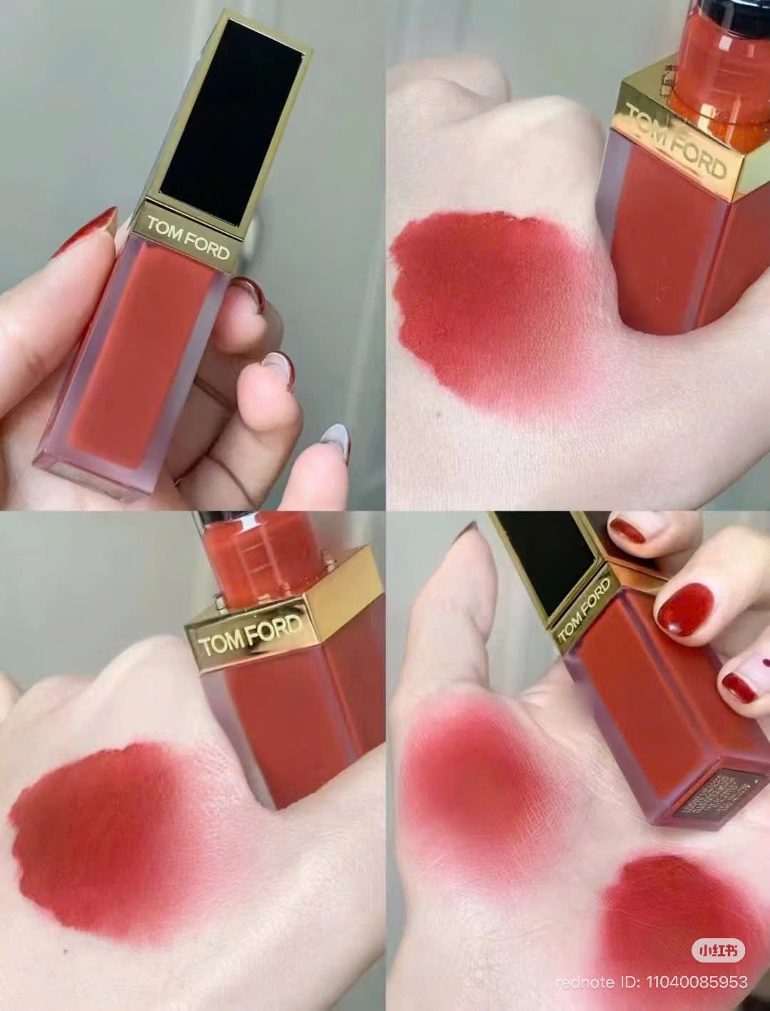 Son kem lì TOM FORD Liquid Lip Luxe Matte màu 133 Carlet Stiletto