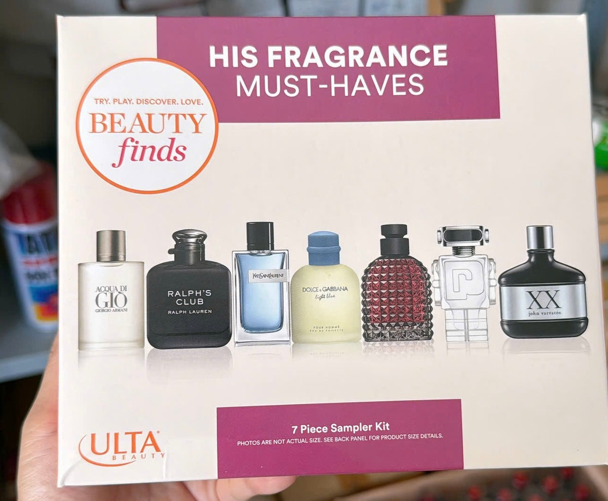 Set “His Fragrance Must-Haves – 7 Piece Sampler Kit” của ULTA BEAUTY