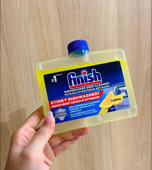 Dung dịch vệ sinh máy rửa bát, chén FINISH Maschinen Pfleger 5X 250ml