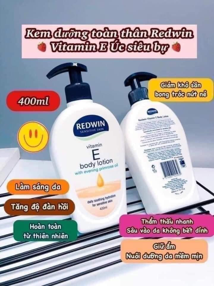 Kem dưỡng Vitamin E REDWIN Cream của Úc