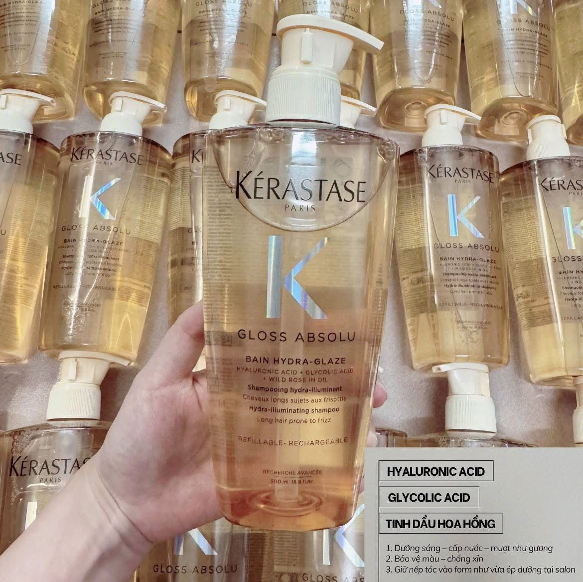 Dầu gội KERASTASE đen / trắng / xanh / vàng