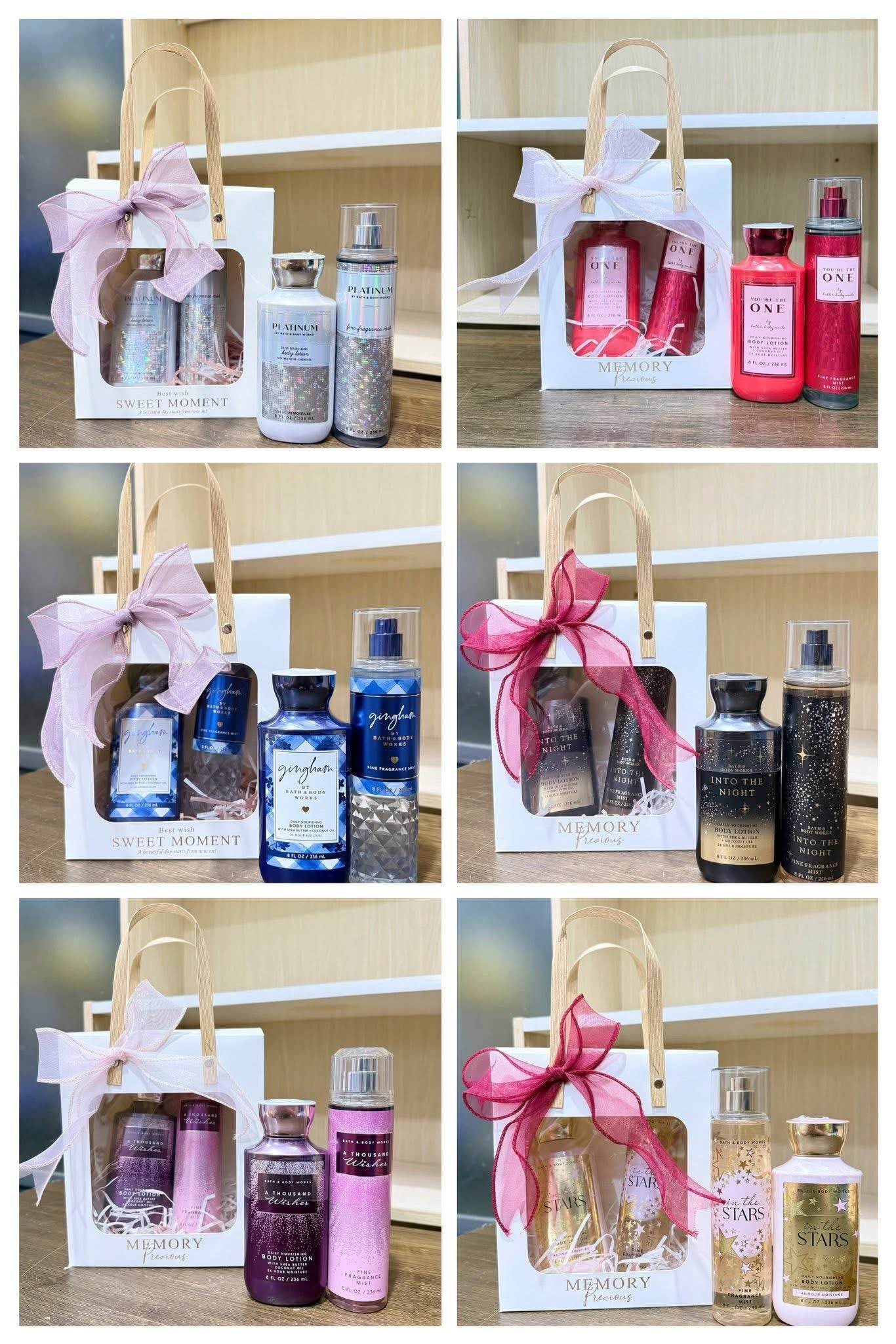 Set quà dưỡng thể & xịt thơm BATH & BODY WORKS