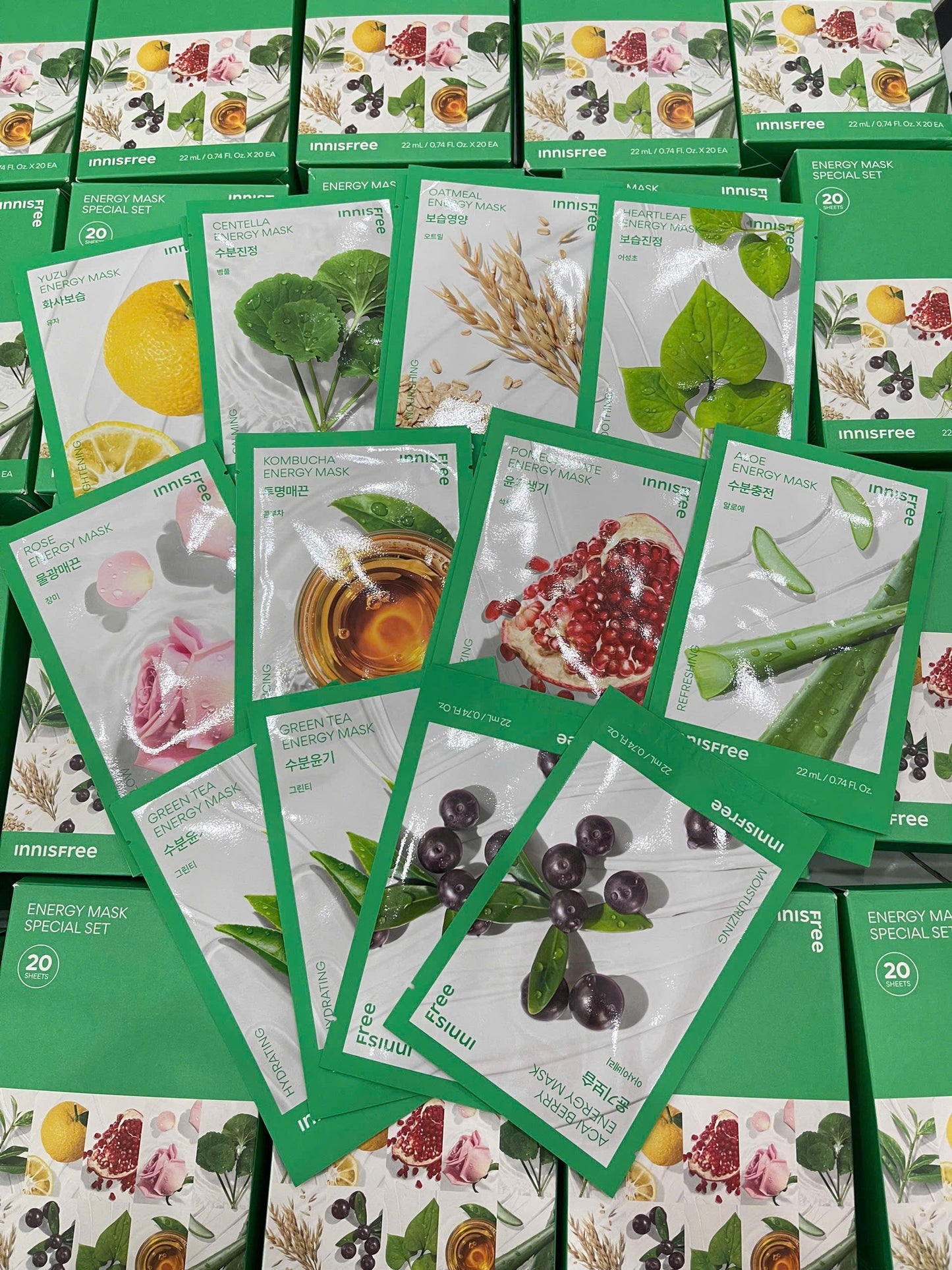 Mặt nạ INNISFREE Energy Mask (20 miếng)