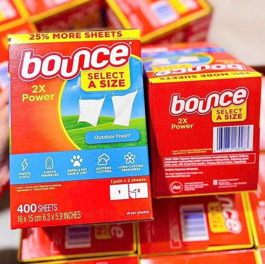 Giấy thơm BOUNCE Mỹ hộp 400 tờ