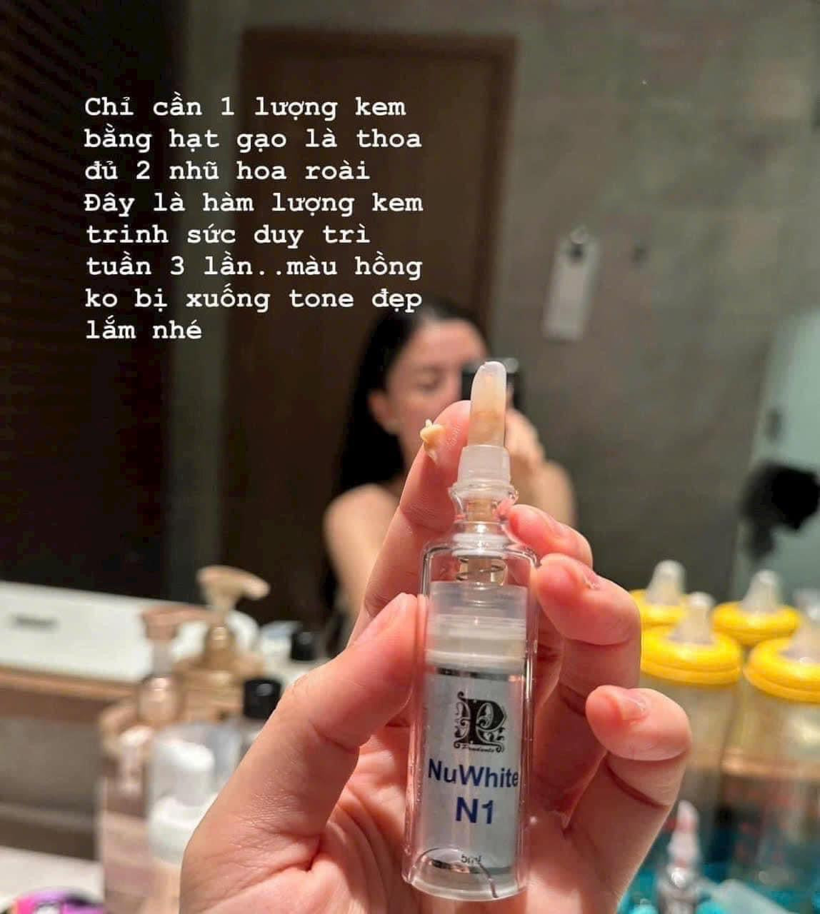 Kem trị thâm làm hồng NUWHITE Mỹ (5ml)