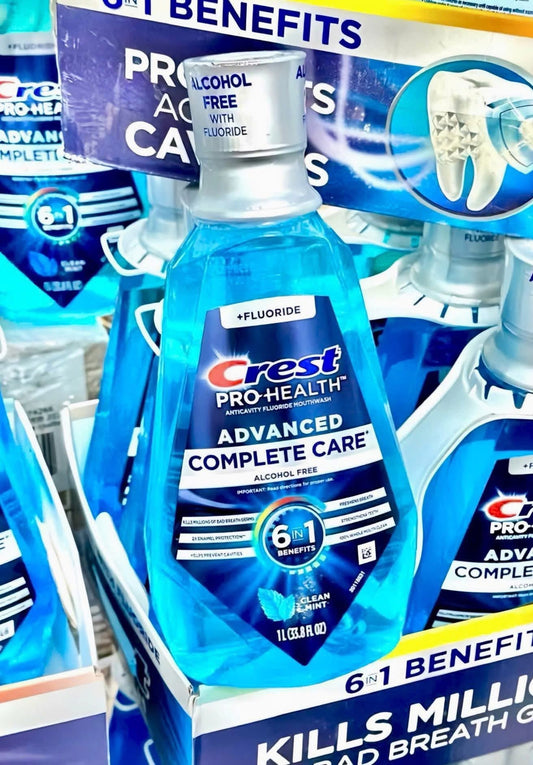 Nước súc miệng không cồn CREST Pro-Health Advanced Multi-Protection Alcohol Free 1L