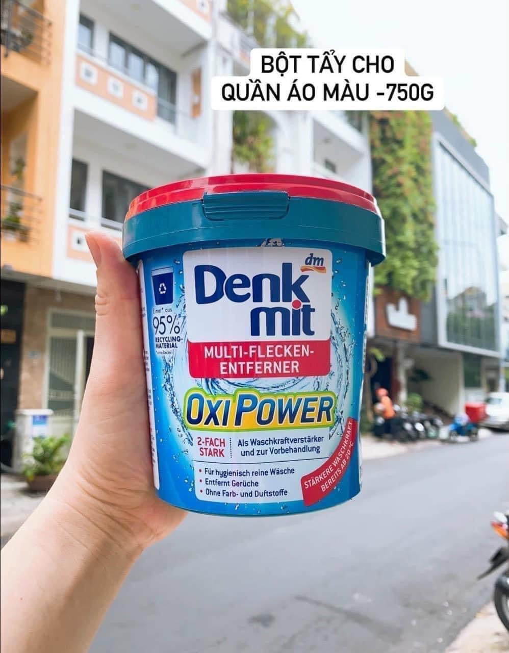 Bột tẩy quần áo DENKMIT nội địa Đức 750gr