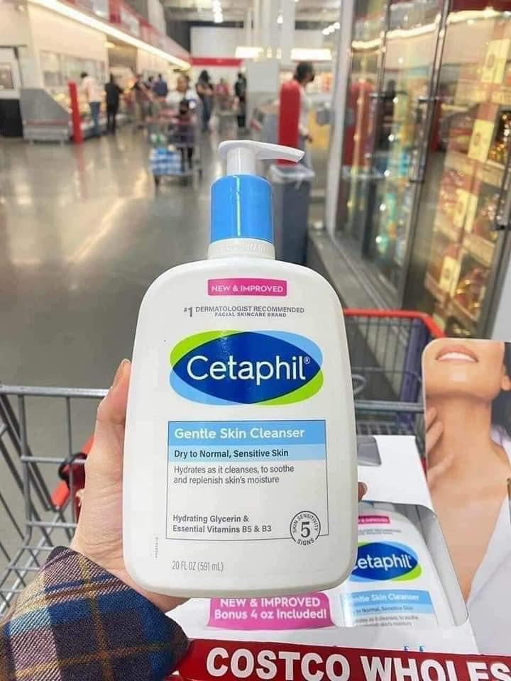 Sửa rửa mặt lành tính CETAPHIL cho da khô, nhạy cảm, da thường