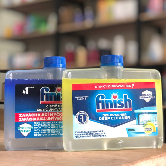 Dung dịch vệ sinh máy rửa bát, chén FINISH Maschinen Pfleger 5X 250ml