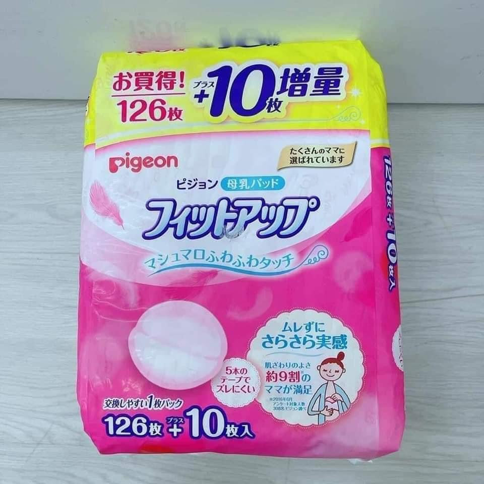 Miếng lót thấm sữa PIGEON (túi 126+10 miếng)