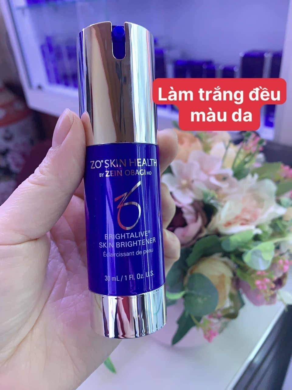 Kem dưỡng sáng da ZO SKIN HEALTH Brightalive Skin Brightener