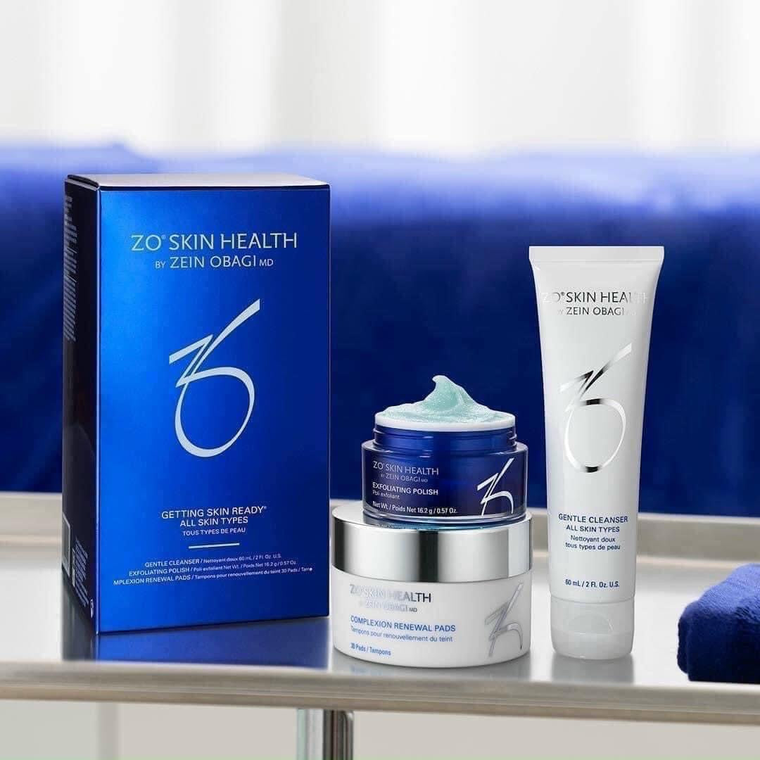 Set 3 sản phẩm làm sạch da ZO SKIN HEALTH Getting Skin Ready