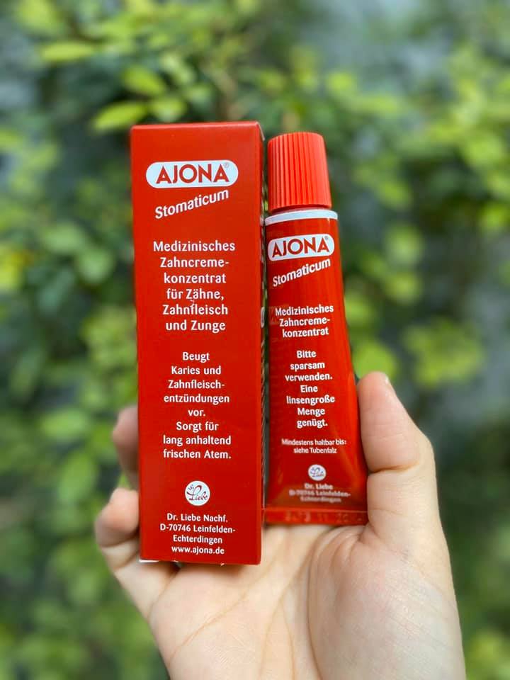 Kem đánh răng AJONA 25ml của Đức