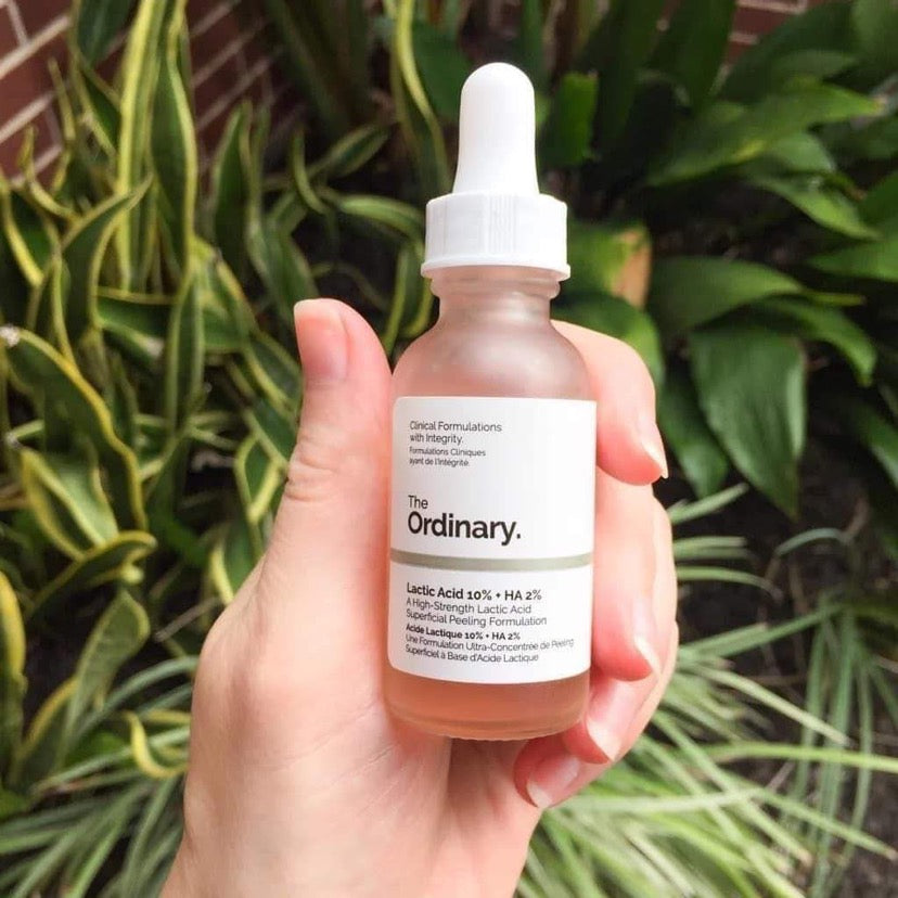 Tẩy tế bào chết hoá học (AHA) THE ORDINARY Latic Acid 10% + HA 30ml