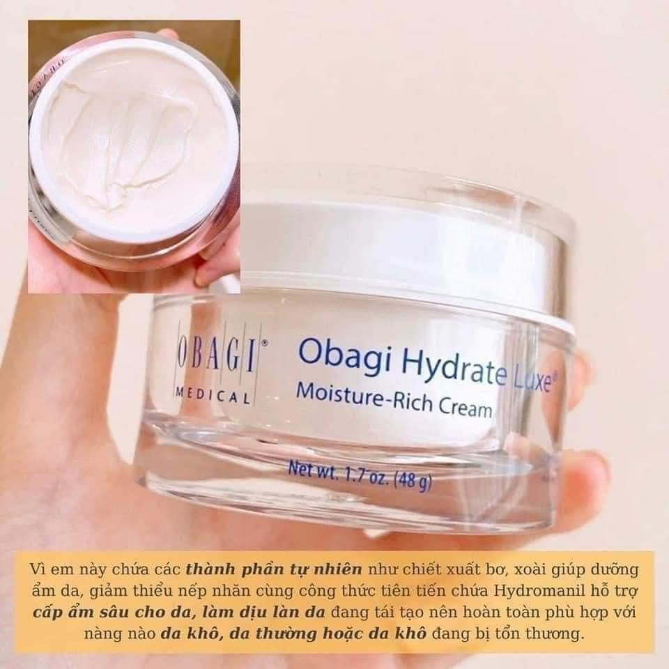 Kem dưỡng ẩm OBAGI Hydrate Luxe Moisture-Rich Cream 48g