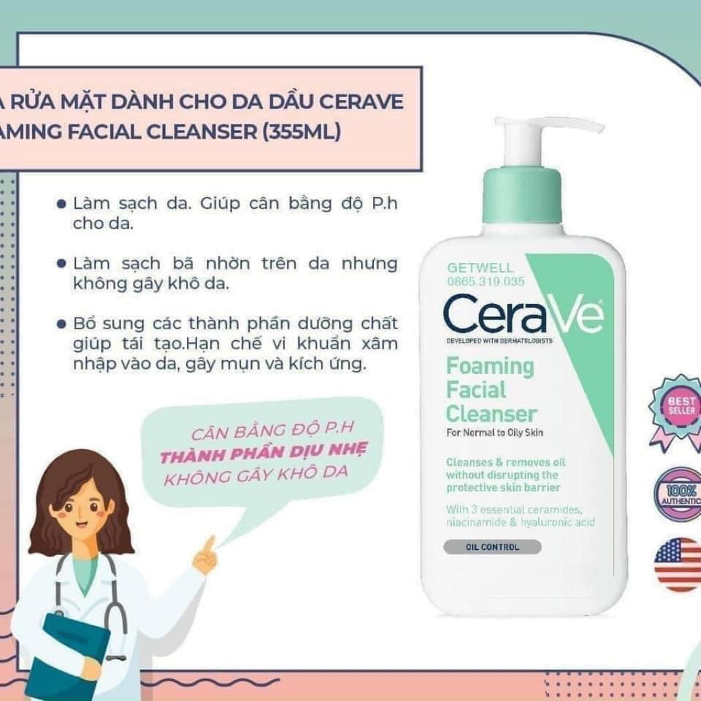 Sữa rửa mặt CERAVE