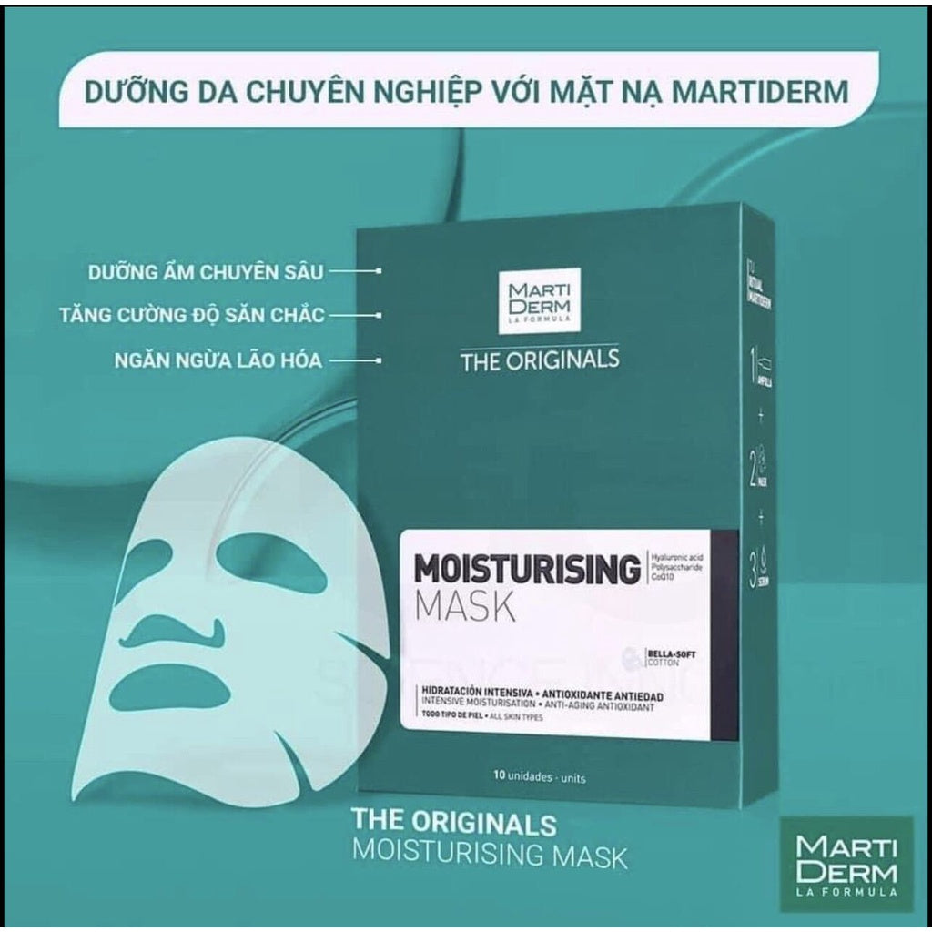 Mặt nạ dưỡng da chuyên nghiệp MARTIDERM The Originals Moisturising Mask