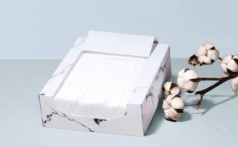 Bông tẩy trang CHRISMA 3 Cotton nội địa Hàn hộp 500 miếng