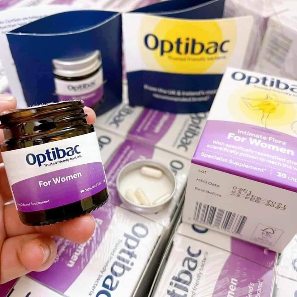 Men vi sinh OPTIBAC Probiotics tím