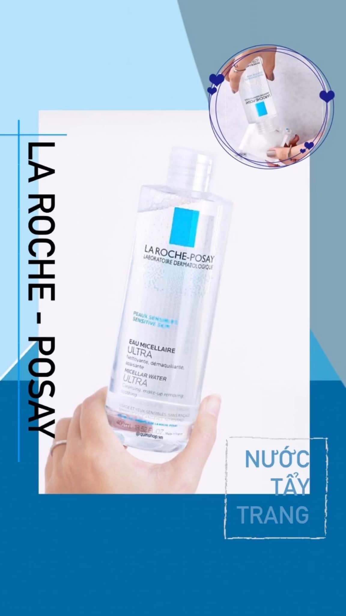 Nước tẩy trang LA ROCHE-POSAY Micellar Water Ultra 400ml