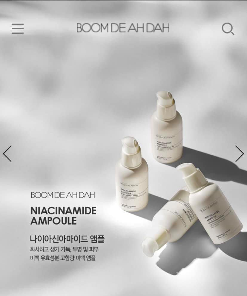 BoomDeAhDah Niacinamide Ampoule (10% Niacinamide + 2% Arbutin) 50ml