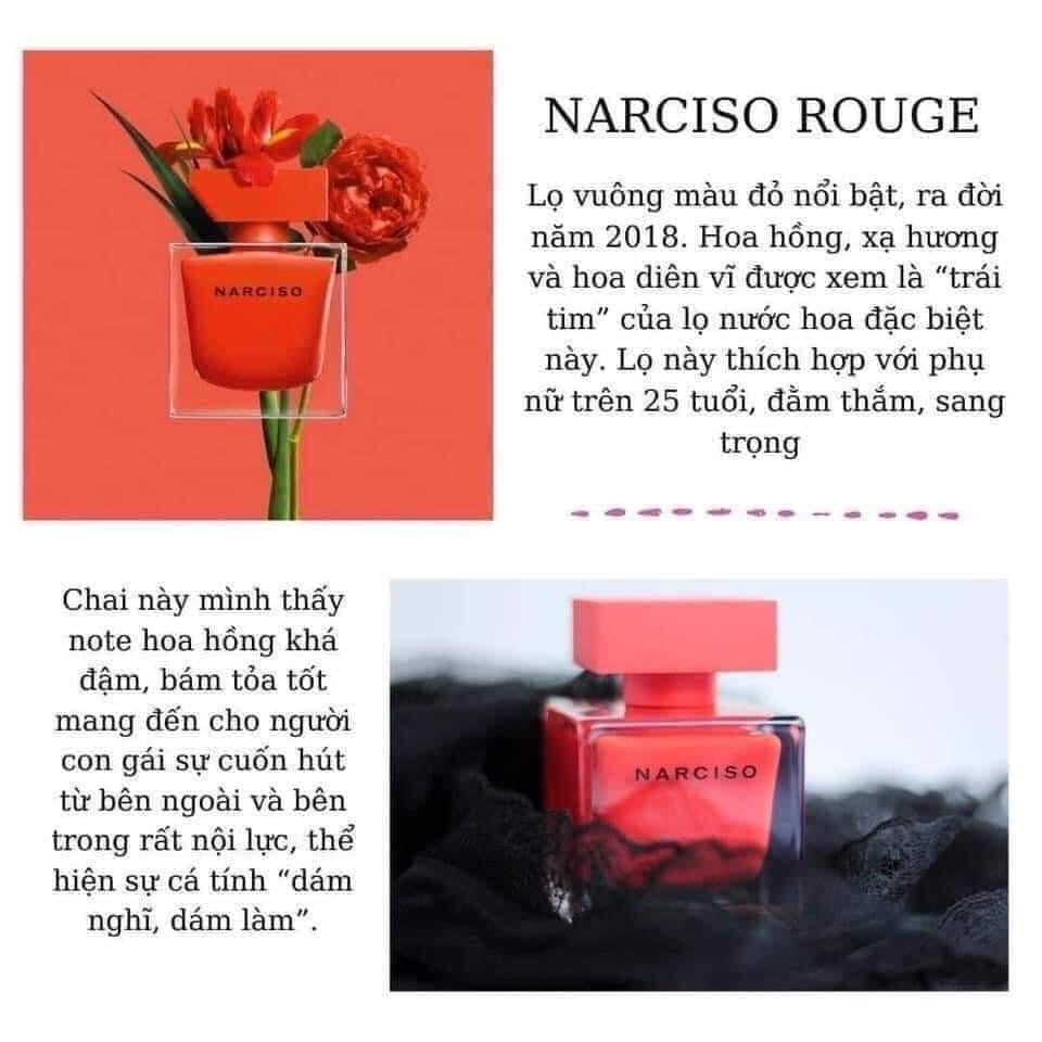 Nước hoa nữ NARCISO Rouge EDP đỏ 90ml