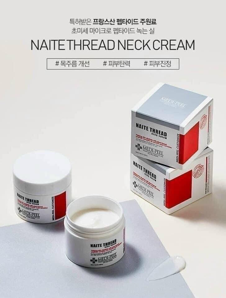 Kem dưỡng da cổ chống lão hoá MEDI PEEL Naite Thread Neck Cream 100ml
