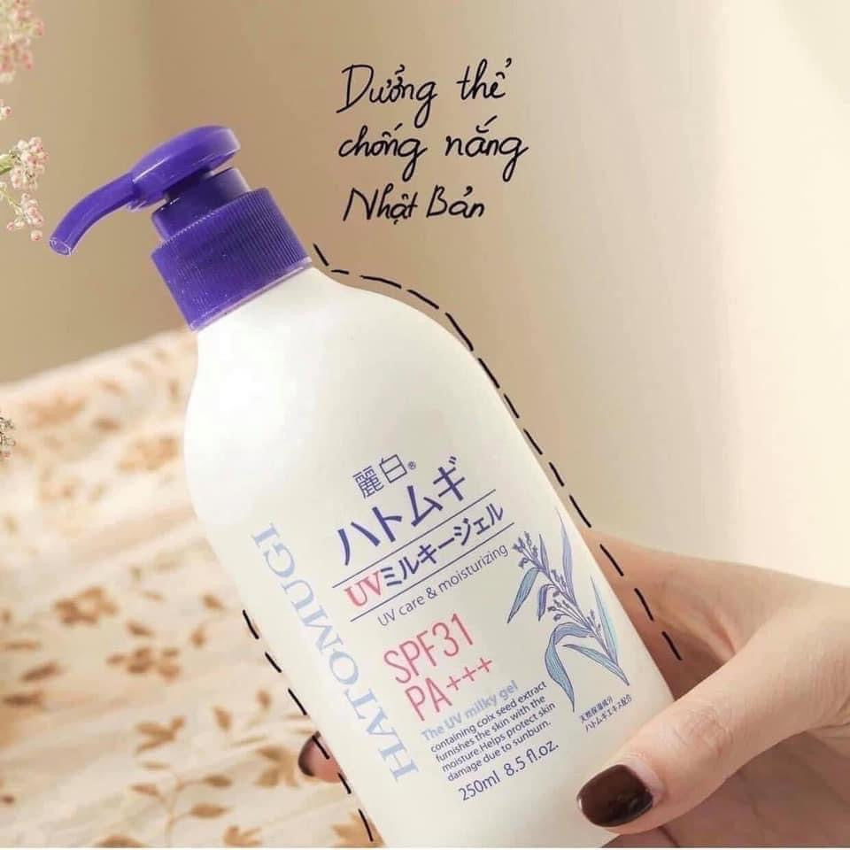 Sữa dưỡng thể HATOMUGI Care & Moisturizing 250ml
