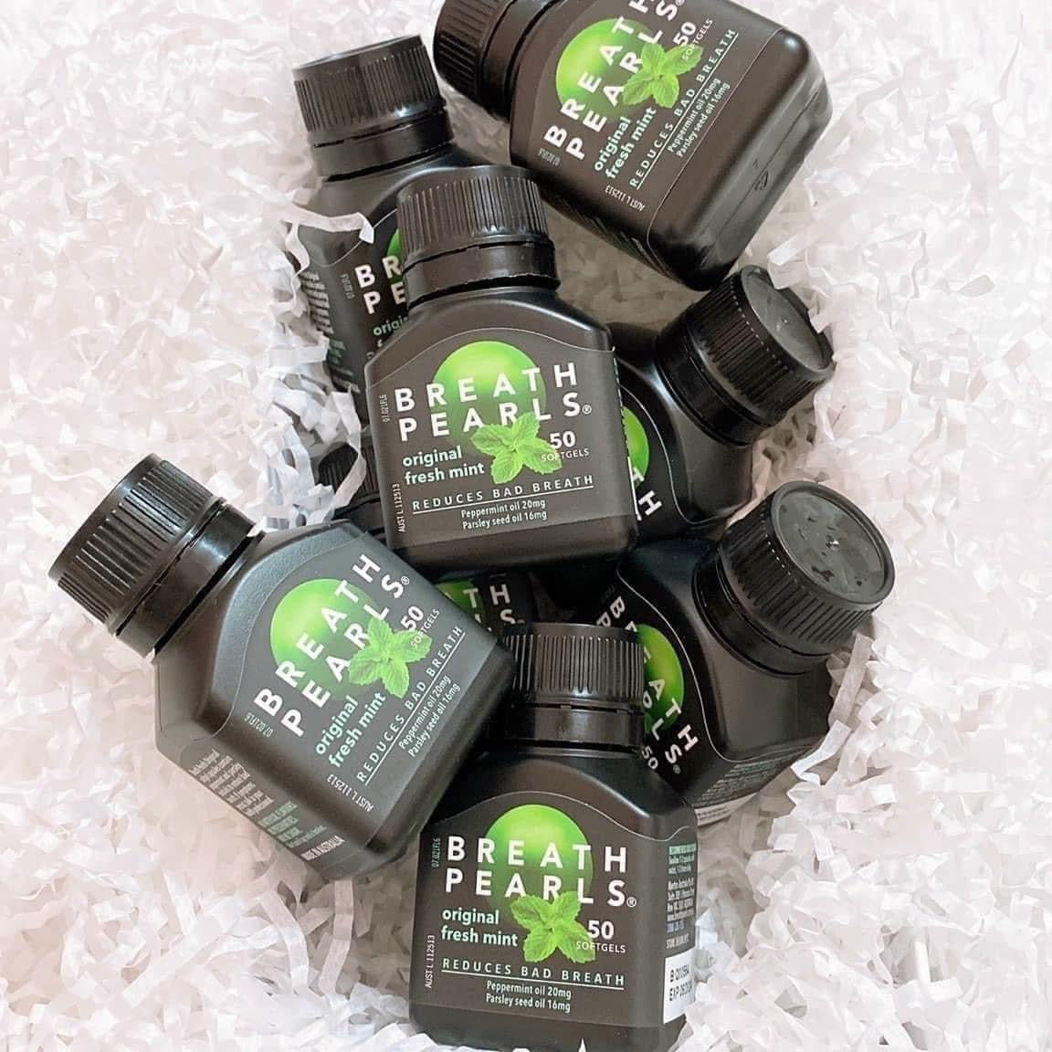 Viên uống thơm miệng BREATH PEARLS Úc
