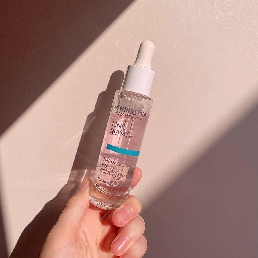 Serum cấp ẩm trẻ hoá da CHRISTINA Line Repair Theraskin + HA Concentrate 30ml