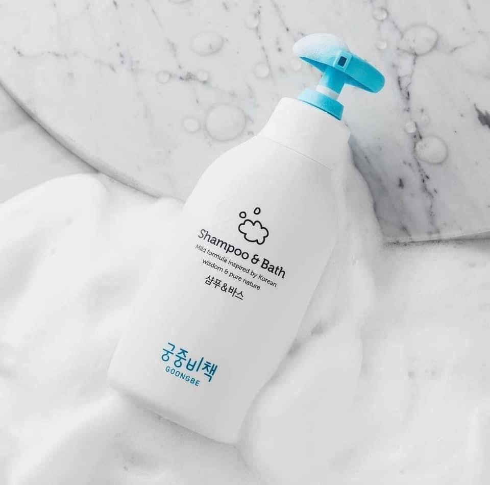 Sữa tắm gội 2 trong 1 cho bé GOONGBE 350ml