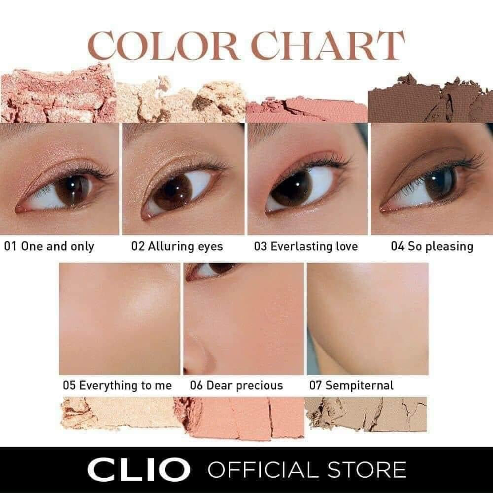 Bảng phấn mắt CLIO Pro Eye Palette Air