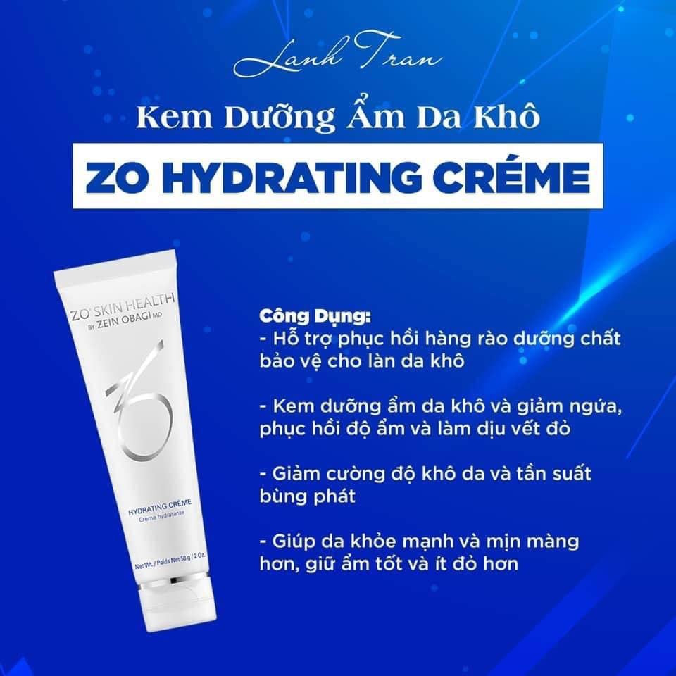 Kem dưỡng ẩm ZO SKIN HEALTH Hydrating Cream 58g (kèm túi)