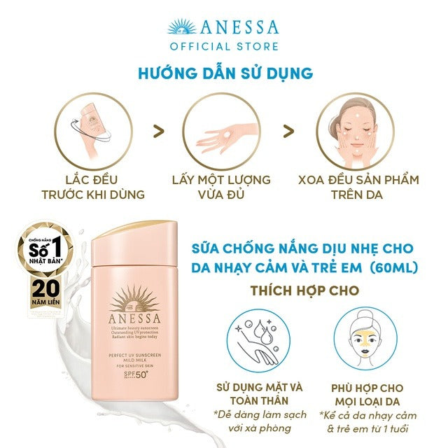 Kem chống nắng ANESSA Perfect UV Suncreen Skincare