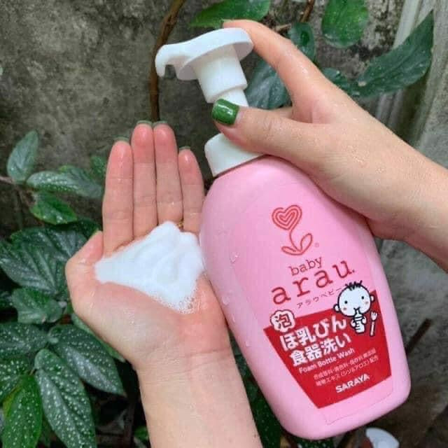 Dung dịch vệ sinh bình sữa ARAU BABY Nhật Bản