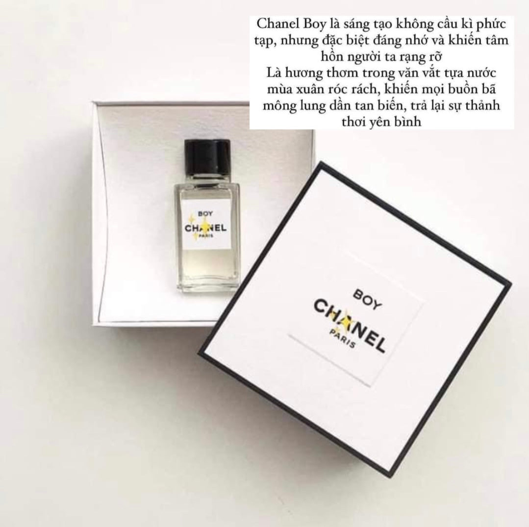 Nước hoa unisex CHANEL Boy mini Lex Exclisifs De Chanel 4ml