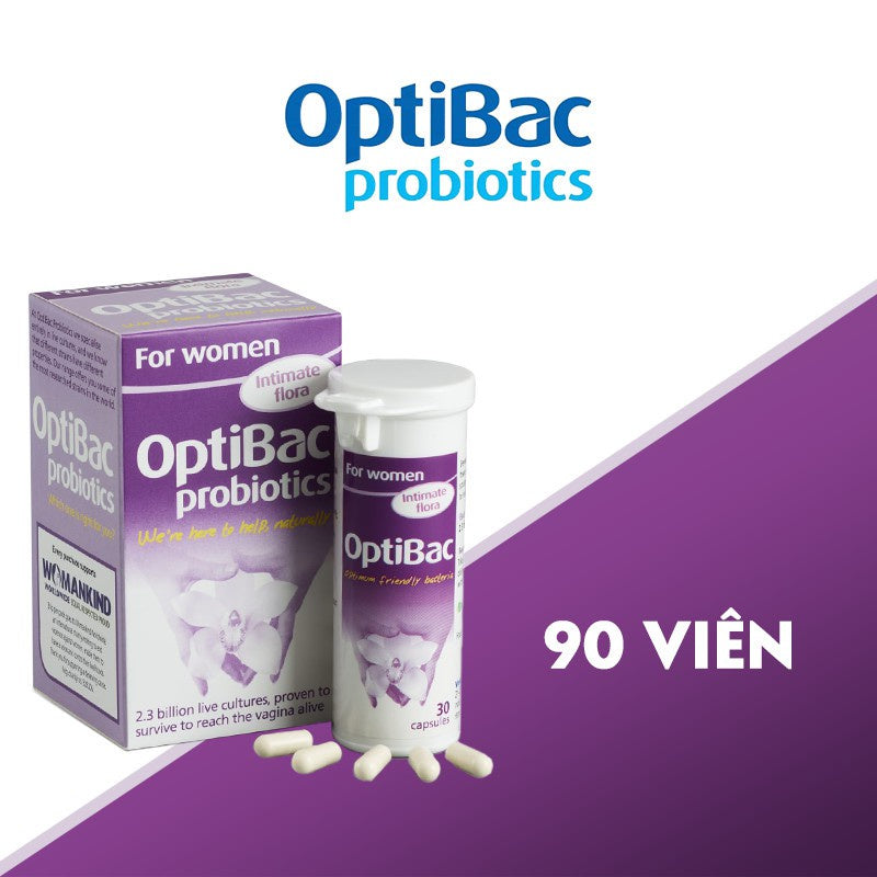 Men vi sinh OPTIBAC Probiotics tím